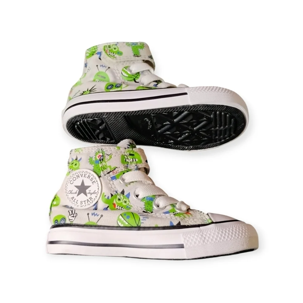 Converse Creature Feature High Tops Toddler Size 5 Canvas